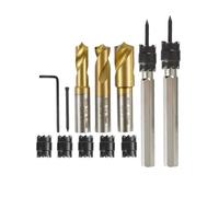 12 PCS Spot Weld Cutter Sets Double Sided, 3/8" and 5/16" HSS Spot Weld Cutter Remover Drill Bits with Hex Shank