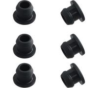 12 PCS Support Rubbers Rubber Feet Pan Support Grommets 5 Mm Rods | for Cookers, for Gas Hobs, for Motorhome Hobs, for protective use, black