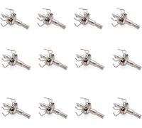 12 Pcs Tir À L'arc 100 Grains Broadheads Chasse Pointe De Flèche Judo Flèche Point Têtes De Flèche D'entrainement.[B845]