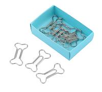 12 Pcs Trombones en forme d'os créatives pour Artisanat, Scrapbook Fournitures scolaires de bureau