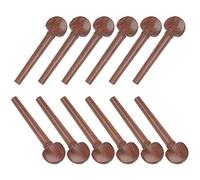 12 Pcs Tuning Pegs Violon Peg Bois Violon Corde Ébène Accessoires Instrument Basse Remplacement Ukulélé Appareil Guitare Bois Jujube Violin Parts