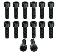 12 PCS Vélo Bouteille D'eau Cage Boulons M5 Inner Hexagone En Fileté Vis pour Accessoires De Support