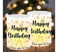 12 Photophore Bougie Deco Table Anniversaire Pinata Garcon Fille Bougie Chiffre Déco Joyeux Anniversaire Decoration Happy Birthday Deco De Table Decoration