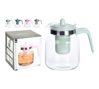 12 Pièce Glas-Teekannen 1,5L Avec À Et Couvercle 1500ml Poignée en Plastique