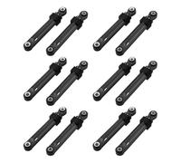 12 Pièces 100N Amortisseur De Machine À Laver, Compatible Avec La Partie De Charge Frontale De Laveuse LG, Coque En Plastique Noir, Accessoires For Appareils Ménagers