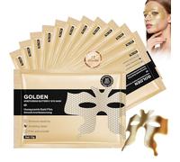 12 Pièces 24K Patchs Contour des yeux Dorés,Masques Yeux Soin au Collagène Apaisement et Hydratant,Yeux patchs Pour Femme et Homme,patch yeux anti cernes(Les nouveaux invités essaient)