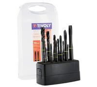 12 pièces - 6 tarauds HSS Multi-applications GUN ISO529 M3 à M10 + 6 tarauds HSS Multi-applications HELICO ISO529 M3 à M10 TECHNIC TIVOLY - 11900170027