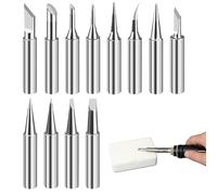 12 Pièces 900m Pointe De Fer A Souder Pour Stations À Souder - Panne Fer À Souder De Remplacement Pour Équipements De Soudage Et Accessoires