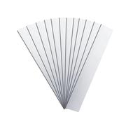12 pièces Anode de Zinc Pur 150x25x1 mm Feuille de Zinc Bande d'électrode de Zinc pour le zingage et la galvanoplastie Électrode de zinc de haute pureté