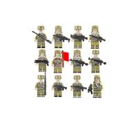 (12 pièces Armée rouge) Figurine soldat des forces spéciales, blocs de construction assemblés, jouets,