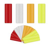 12 Pièces Autocollants Réfléchissants D’Avertissement Bande