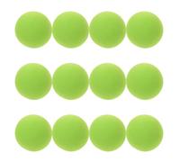12 Pièces Balles de Recharge en Mousse Eva, Rondes, 6cm | Compatibles Lanceurs Jouets, Impact Doux, pour Jeux de Groupe en Extérieur, Vert Clair