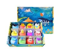12 Pieces Bath Bombs with Toys Inside for Kids, Colorful Kids Bath Bombs with Surprise Inside for Boys Girls Bathroom Hotel Home
