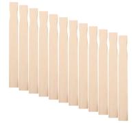 12 pièces Bâtonnet de Mélange 23x2,7x0,26cm en Bois de Bouleau Peinture | Surface Lisse et Bords Arrondis, Prise Confortable, pour Retouches, Atelier, Pots de Plantes