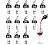 12 Pièces Becs à Liqueur,Bec Verseur pour Bouteilles de 2cl 3cl 4 cl 6cl, Doseur Pastis Distributeur de Bouteille Auto-pour, Dosage par Bec, Bec Verseur Plastique, Transparent,pour Le Vin, Cocktail