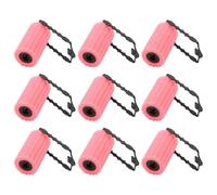 12 Pièces Bigoudis en Éponge Rose, Outils de Coiffure Légers | Chaleur, Usage Maison Quotidien, pour Frange et Chevelure Humaine, Format Portable