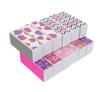 12 Pièces Bloc Polissoir Ongles Mini à Quatre Faces pour Nail Art