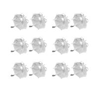 12 Pièces Boîte à Dragées Créative Blanc en Plastique | Coffret Naissance Fille, Coffret Creatif pour Petits Présents, Décoration de Table, Usage DIY