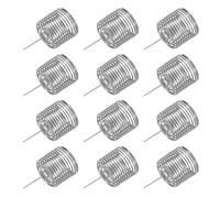 12 Pièces Boîte D’engrais pour Bonsaï en Acier Inoxydable | Ciblage Nutritif Précis, Limite les Pertes, Entretien Simplifié, pour Orchidées, Cactus, Balcon et Pots