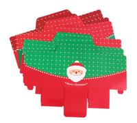 12 Pièces Boîte en Papier pour Biscuits et Pâtisseries | Décor Festif, Motifs de Noël Adorables, Qualité Alimentaire, pour Cupcakes, Fêtes de Classe