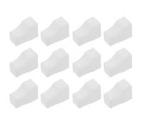 12 Pièces Bouchons de Pompe à Sirop de Café en Silicone Blanc | Distributeurs de Sirop, Compatibilité Savonnette, Pose et Retrait Faciles, Style Minimaliste