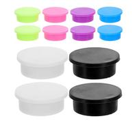 12 Pièces Bouchons pour Flacons en Verre 3ml, Tpr, Couleurs | Protection Anti-poussière et Anti-fuite, Nettoyage Facile, Rangement Sûr, Usage Labo, Pharmacie