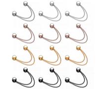 12 Pièces Boucles Magnétiques Pour Jambes De Pantalon, Clips De Fixation Pour Jambes De Pantalon, Pinces À Vêtements Magnétiques Multifonctions, Accessoires Vestimentaires