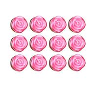 12 Pièces Bougies Flottantes de Rose, Cire Paraffine, 2 Heures | Éclairage D’ambiance Romantique, Adaptées aux Bols D’eau et Supports Porte-bougies, Décoration Extérieure pour Mariages,