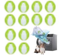 12 Pièces Boule Anti Poils Machine A Laver, Attrape Poils Machine A Laver Réutilisable, Élimine Efficacement Les Poils De Chat Chien Et Autres Poils La Literie Et Vêtements (12 pièces)