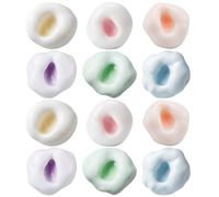 12 pièces Boule Anti-Stress croquante Jouets à Presser façonnables 6 Couleurs Jouets à Presser en Plastique pour garçons garçons Enfants Adultes 1.57 Pouces.