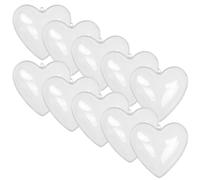 12 Pièces Boule Cœur Transparente à Suspendre | Boîte Décorative Ouvrable, Design Creux Trou, pour Petits Objets, Usage Table et Fleuriste