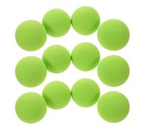 12 Pièces Boule de Mousse Eva 6cm, Recharges pour Lanceur | Écume Légère, Usage Intérieur en Famille, Couleur Vert Clair, Lot de Rechange pour Jeux de Tir