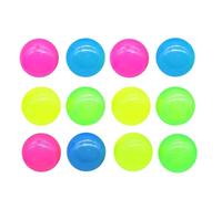 12 pièces Boules collantes Plafond Brillent dans Le Jouet Sombre, bâton au Plafond, Jouets à Presser réutilisables pour Adultes, rebondissent Vous, Trucs Cool et Cadeaux de fête