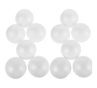 12 Pièces Boules de Mousse Blanches de Polystyrène