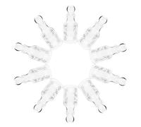 12 Pièces Bouteille D'eau Bénite en Verre 50ml, Design Croix | Format Portable, Usage pour Cérémonies Religieuses et Culte Domestique, Présent pour Invités