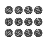 12 Pièces Boutons de Pantalon Réglables en Alliage, sans Outil | Design Détachable, Rainure Double Face Tige, Ajuste D’un Pouce, Usage Maison et Grossesse