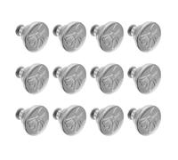 12 Pièces Boutons de Taille Réglables, en Alliage | Ajustement Instantané D’un Pouce, Ressort Intégré, Rainure Double Face, pour Jeans et Shorts