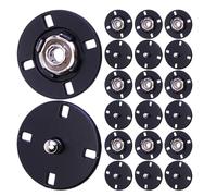 12 Pièces Boutons Invisibles Plats en Alliage de Zinc 0,91 Pouce | Design Minimaliste Poli, Surface Lisse sans Rayures, Adaptés aux Doublures Laine et Soie, Couturières Professionnelles