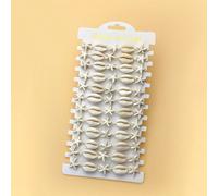 12 pièces bracelet de vacances tressé à pierre de kauri blanche de style hawaïen de plage à étoile de mer porte-bonheur, bijou cadeau de bracelet d amitié pour les filles en gros, pack familial Shell