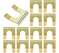 12 Pieces Brake Line Clips Metal Brake Line Retainer U Shaped Brake Hose Bracket Parking Brake Cable Clip Replacement Hose Retaining Clip Brake Hose Lock for Cars Trucks Vehicles Parts