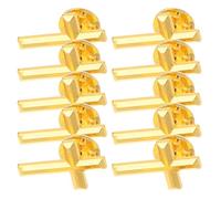 12 Pièces Broche Croix de Communion Classique en Alliage | Finition Polie, Fixation Sûre, Dos Robuste, pour Manteau et Robes Blanches, Présent pour Parrains et Marraines
