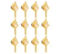 12 Pièces Broche Paix Croix, Style Vintage Élégant | Accessoire Léger et Confortable, et Usages Religieux Quotidiens, pour Tenues Formelles Finition Polie Soignée