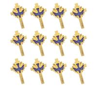 12 Pièces Broche Paix en Alliage Bleu, Design Vintage Élégant | Léger et Poli Soin, pour Paquet à Dos, Présents, Usages Religieux Quotidiens