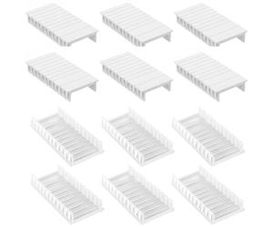 12 Pièces Cache-Fentes Pour Tableau Electrique, Cache Tableau Electrique, Cache-Trous Modulaires Pour Boîtier À Fusibles, Compatible Avec Legrand, Hager, Schneider Etc.