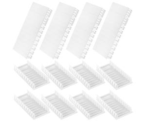 12 Pièces Cache-Fentes pour Tableau Electrique, Cache-Trous Modulaires pour Boîtier à Fusibles, Compatible avec Legrand, Hager, Schneider etc.