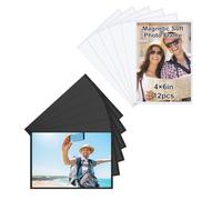 12 Pièces Cadre Aimanté Pochette Photo 10x15 Cm Cadre Photo Magnetique Frigo, Pele Mele Magnetique Cadre Photo Transparent, Ensemble de Cadres Magnétiques, Porte Photo Magnetique Magnetic Frames