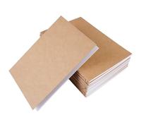 12 Pièces Carnet de Notes Vierge avec Couverture Kraft(48 Pages/24Feuilles) | 10,5X14cm Kraft Couverture Cahier,Blocs Carnet de Notes,Carnet de Note en Papier Krafts,pour Bureau,Maison,Entreprise
