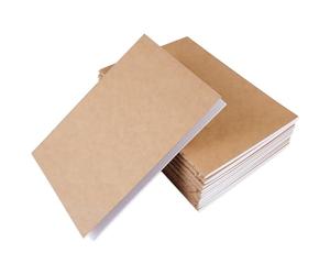 12 Pièces Carnet de Notes Vierge avec Couverture Kraft(48 Pages/24Feuilles) | 10,5X14cm Kraft Couverture Cahier,Blocs Carnet de Notes,Carnet de Note en Papier Krafts,pour Bureau,Maison,Entreprise