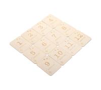 12 Pièces Cartes de Croissance en Bois Khaki, Décoratives | Bois à Grain Fin, Bords Lisses sans Bavure, pour Clichés Mensuels et Souvenirs de Naissance