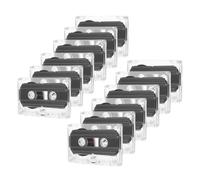 12 Pièces Cassette Audio Vierge Enregistrable 60 Rétro | Mixtapes et Enregistrement Portable, Compatible Lecteurs et Portables, Style Vintage, Collectionneurs, Journalistes